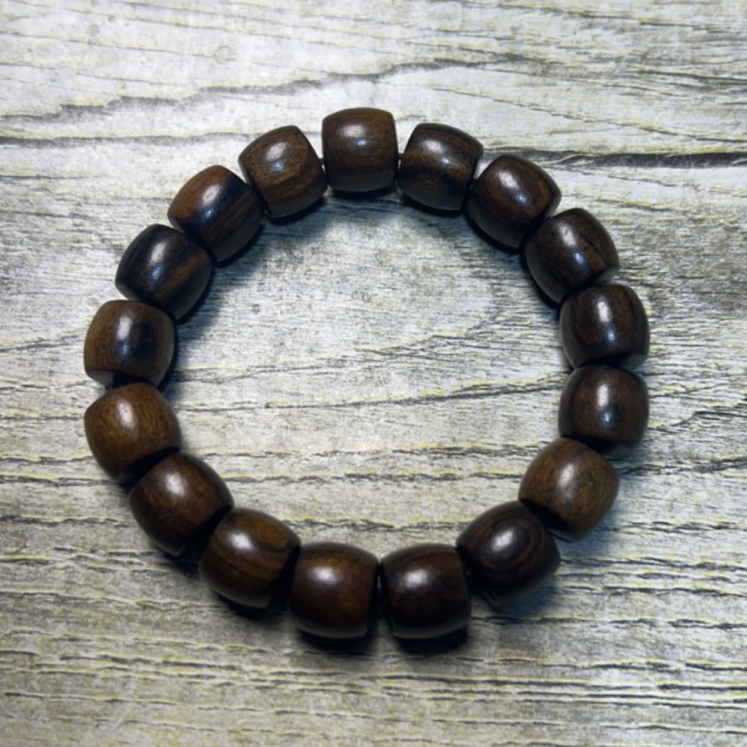 19 福来精选文玩沉香木作手串12mm