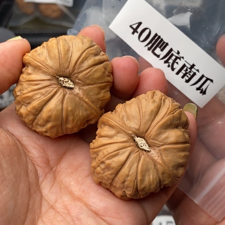 把件文玩核桃栾*礁40肥底南瓜