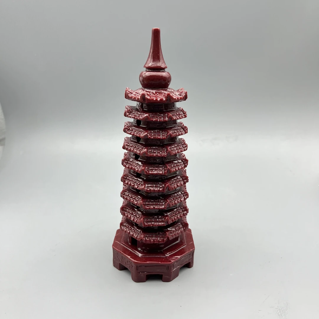含辰砂工艺品BJ045-经典紫色雕刻摆件