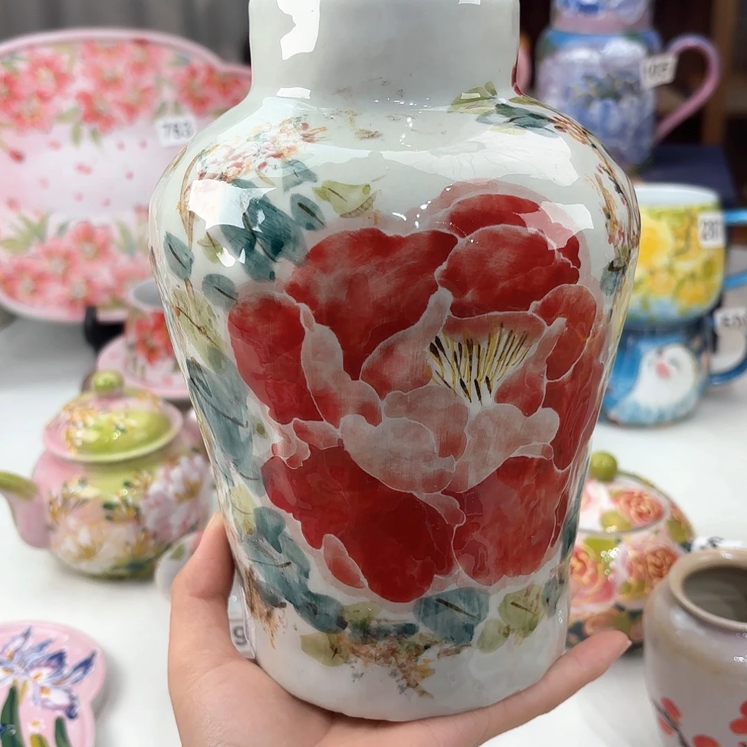 景德镇手绘高温釉下彩陶瓷茶具