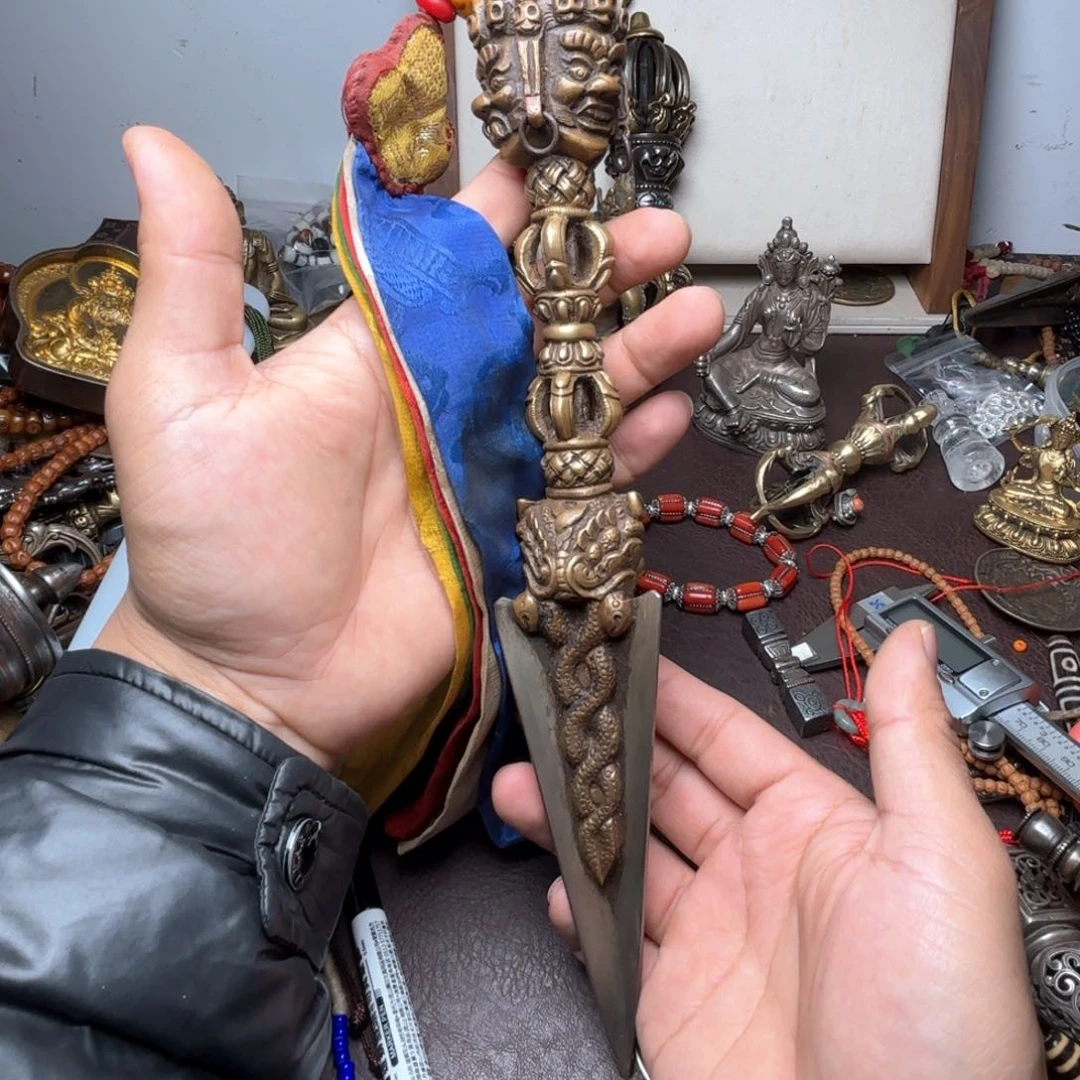 铜星月菩提挂件星月菩提