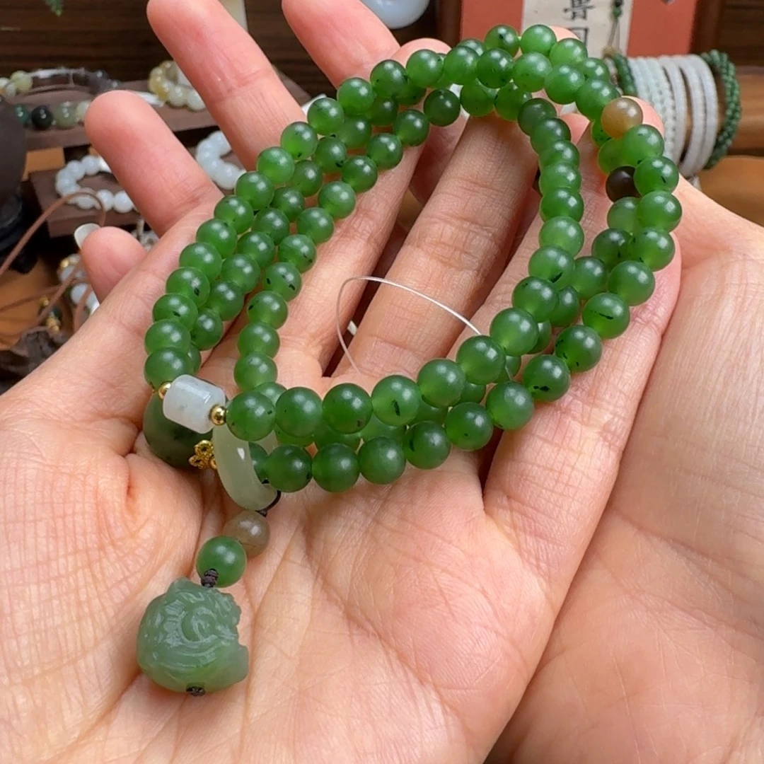 和田玉未镶嵌手链