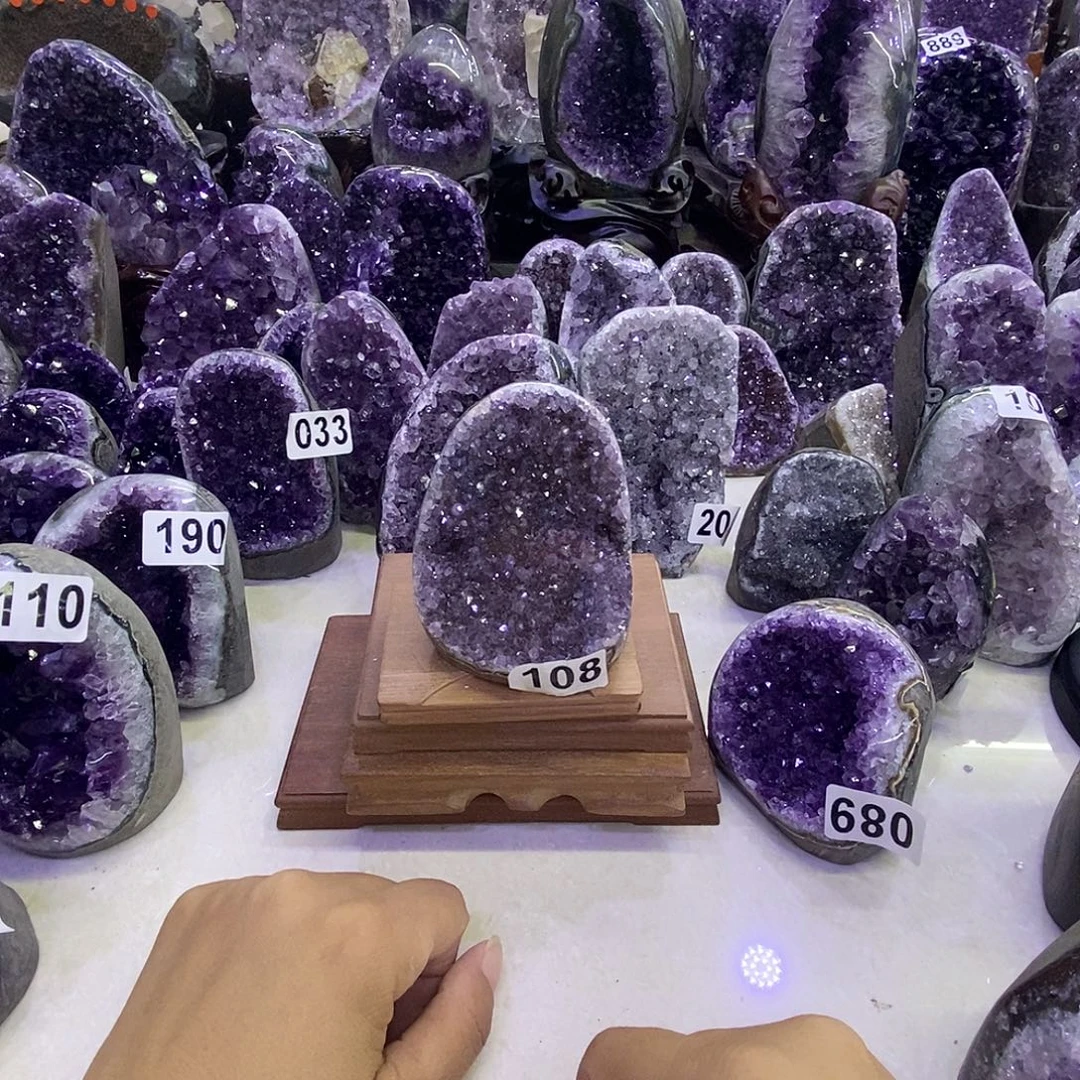 未镶嵌紫晶大型摆件（非配饰）