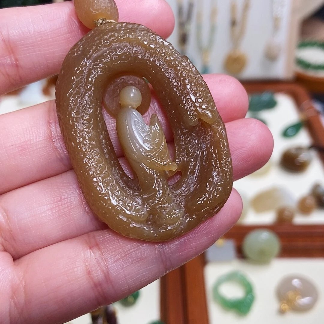 颈饰未镶嵌和田玉
