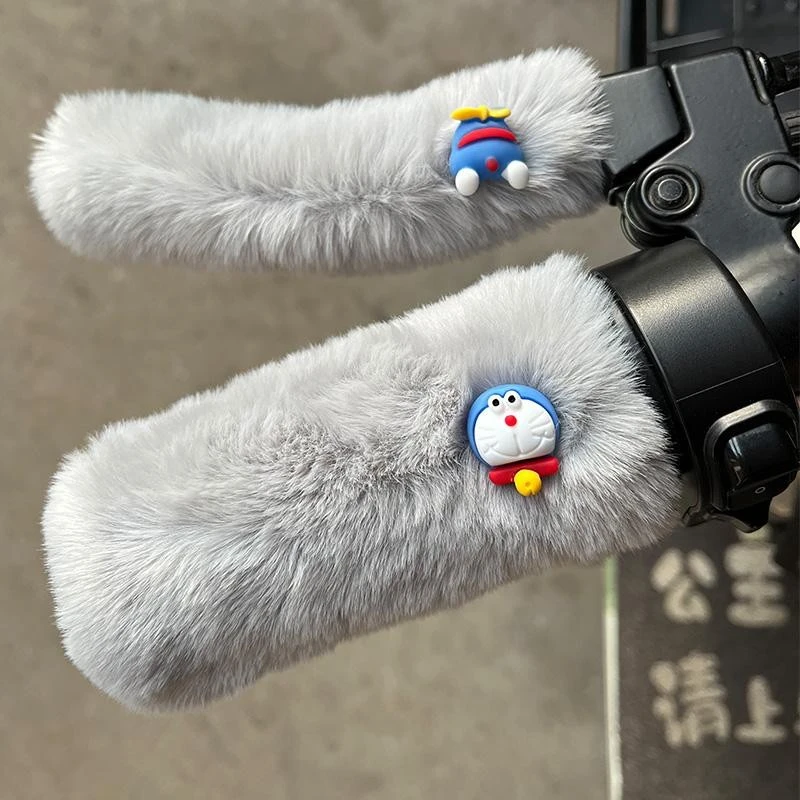 电动车把套冬季电瓶手柄刹车三轮车把手套摩托车护手防寒保暖TOL