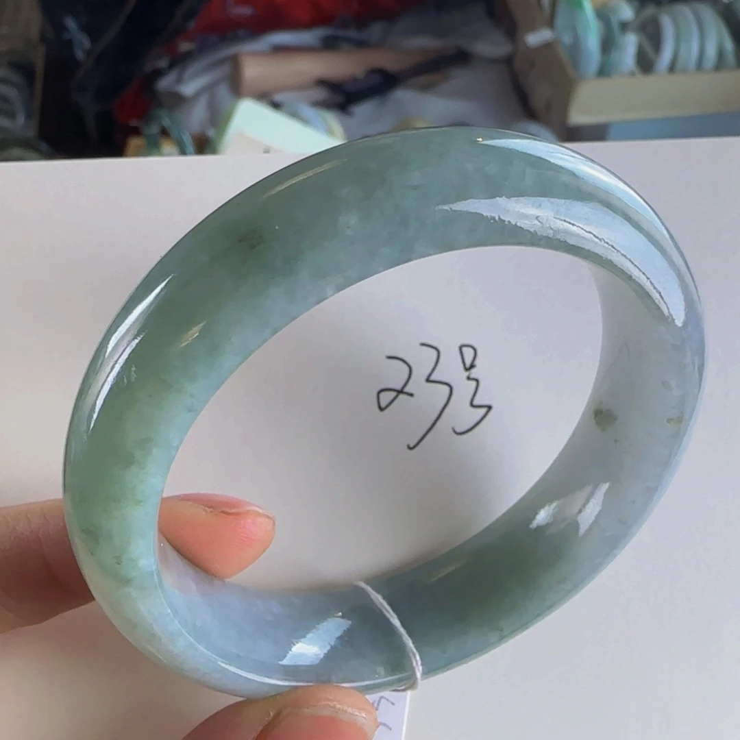 翡翠手镯未镶嵌老坑56.3圈木那