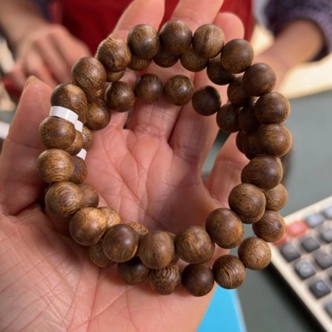 沉香手串白棋7克卡1.0多样性发1条