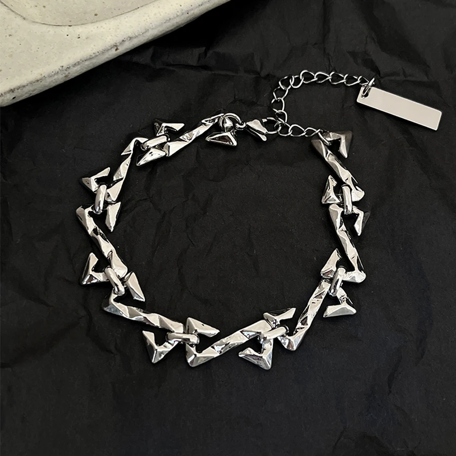 合金手链 手链男潮高级感小众嘻哈潮牌男生冷淡风装饰设