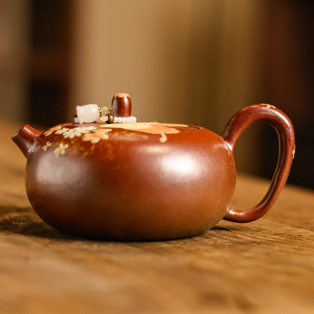 花香-观羽柴烧-紫砂壶（观羽0453）