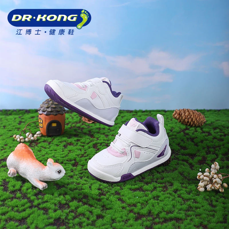 Dr.Kong/江博士童鞋秋季女宝宝一段轻便防滑软底步前鞋B1301707