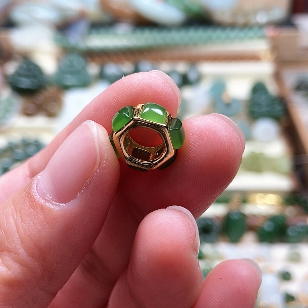 吊坠(不含链)银S925镶嵌和田玉