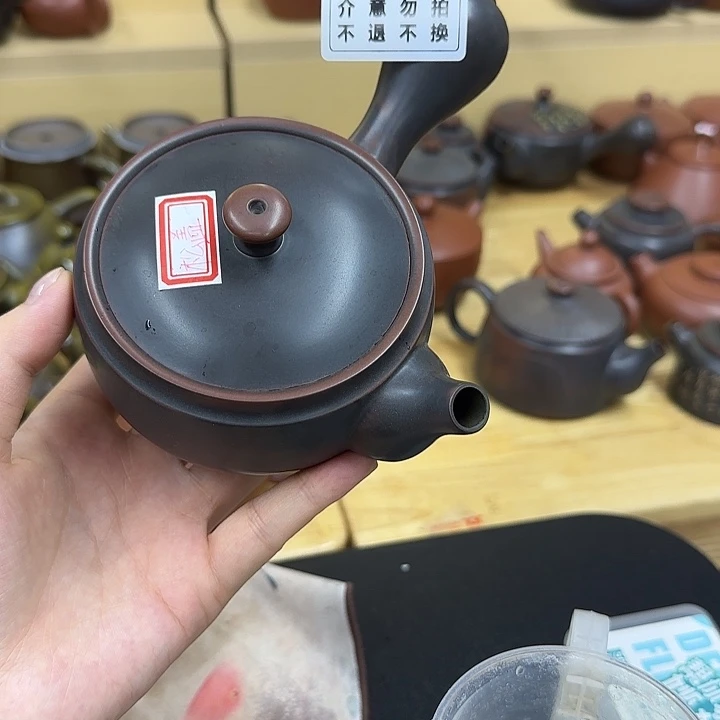 壶216老韩坭兴陶侧把