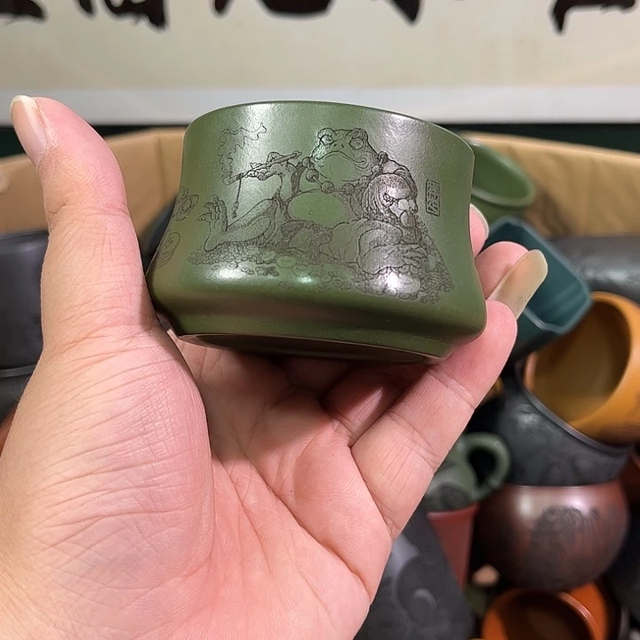 茶杯紫砂全手工紫砂主人杯