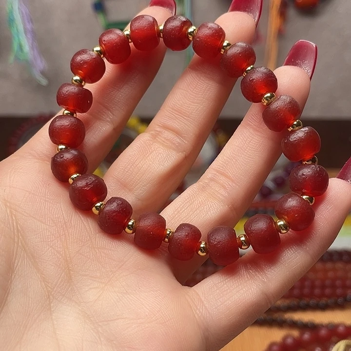 玛瑙/玉髓未镶嵌手链