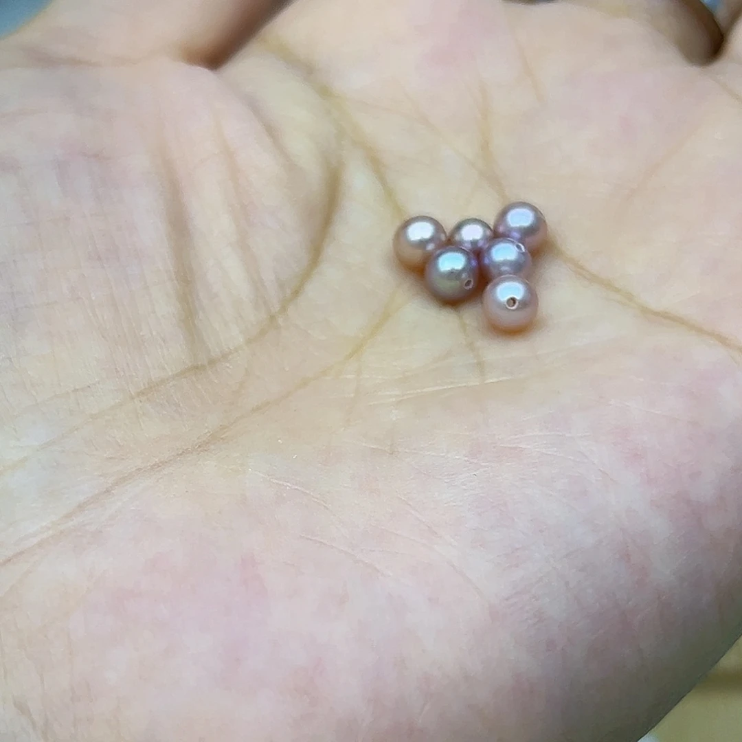 银S925镶嵌耳钉淡水珍珠