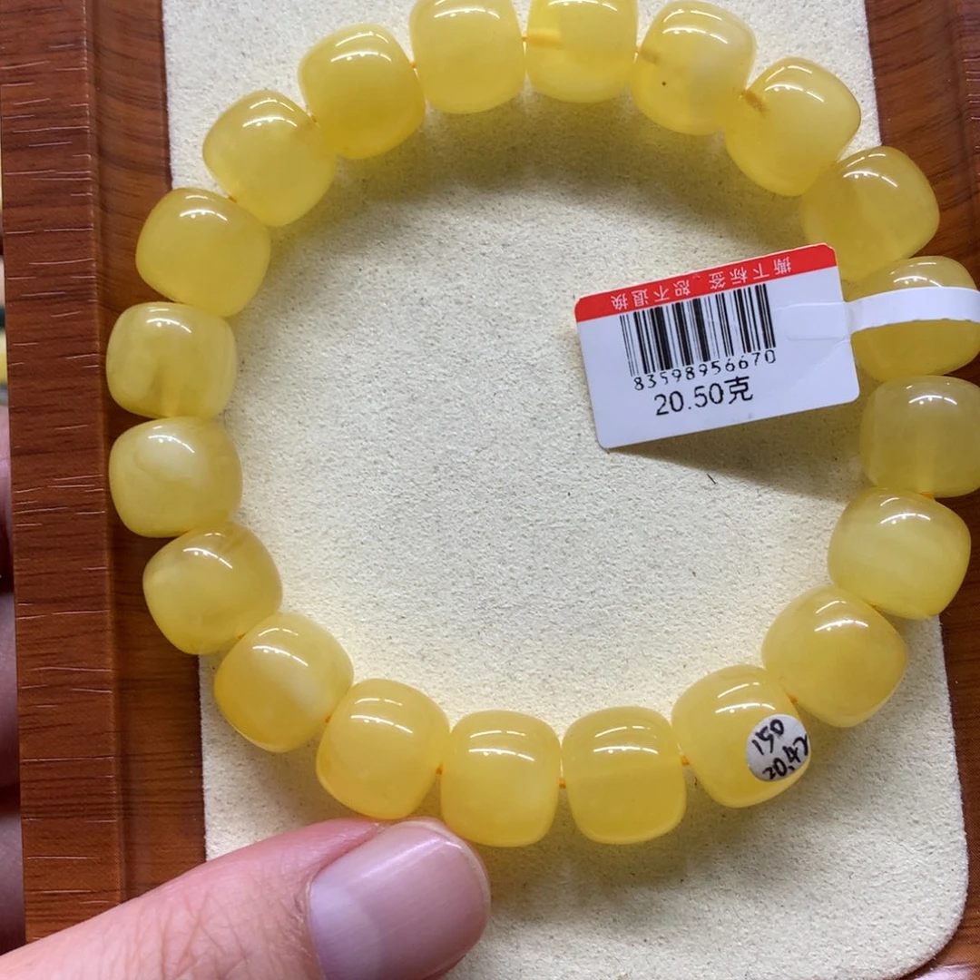 蜜蜡未镶嵌手链蜜蜡