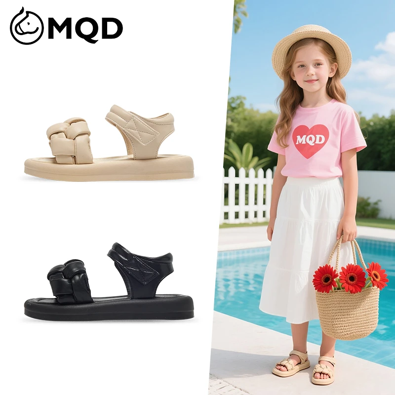 MQD马骑顿2025夏款儿童鞋子女童鞋子小孩鞋子公主鞋凉鞋小童凉鞋
