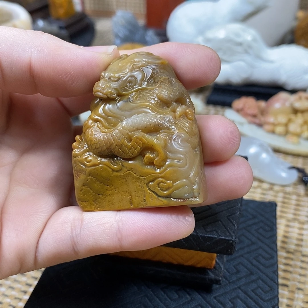 静***流印石寿山石鹿目田