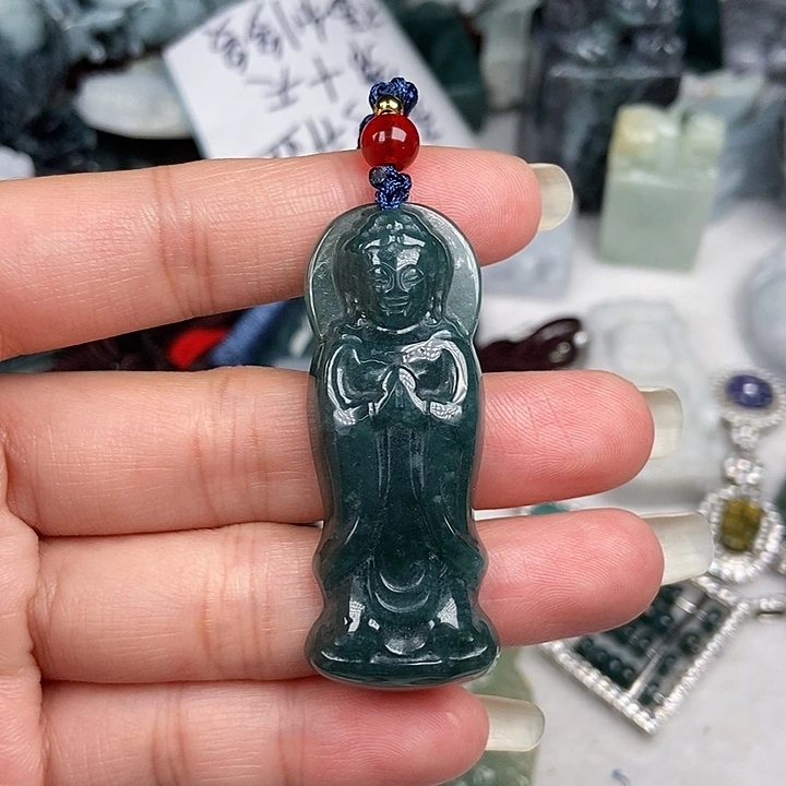 颈饰未镶嵌翡翠远**翡翠