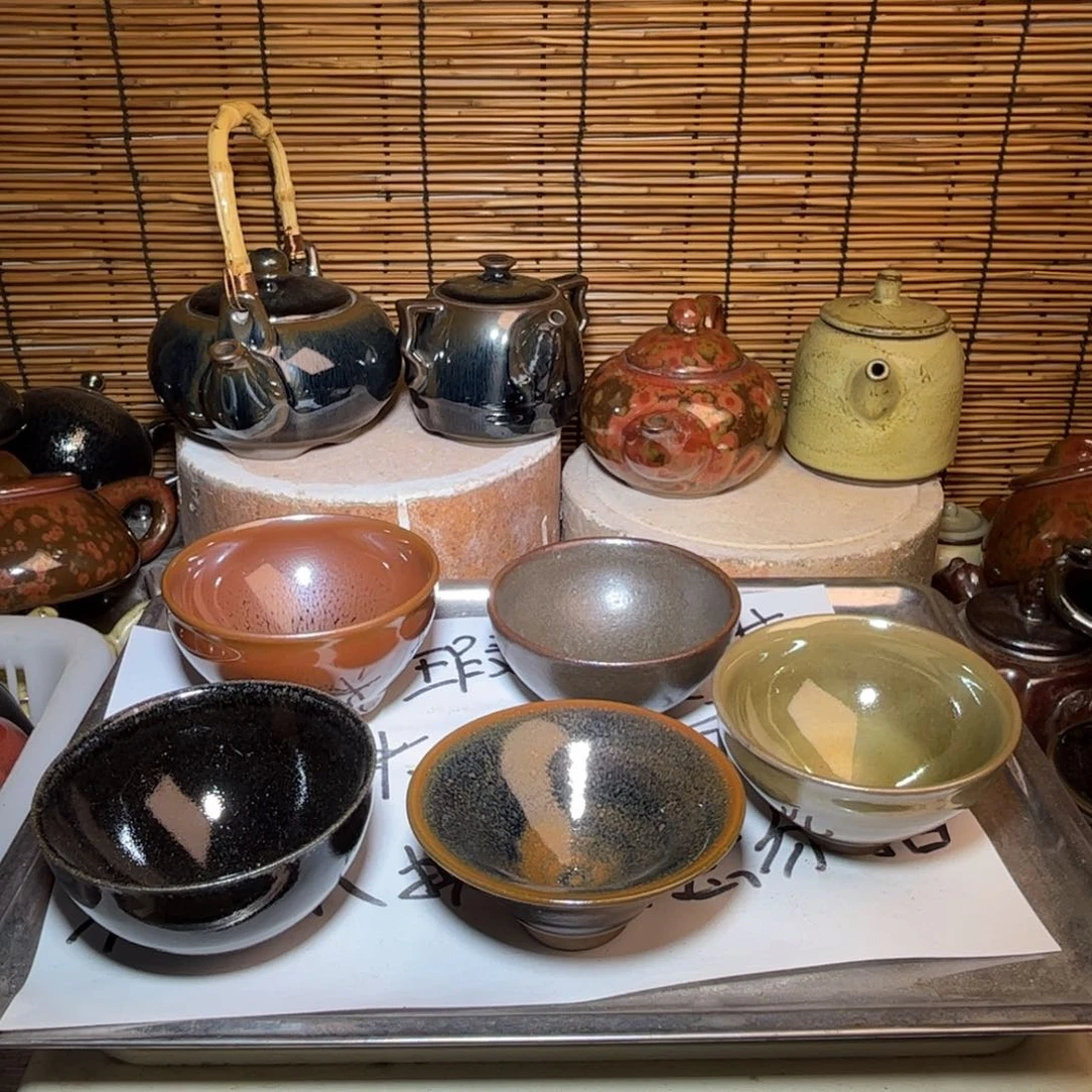 茶盏建窑建盏 微瑕作品