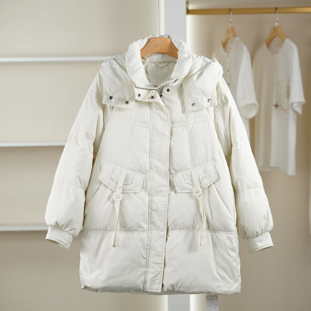 麦迪尚品【三C】5100934 冬季厚款宽松保暖羽绒服外套品牌女装