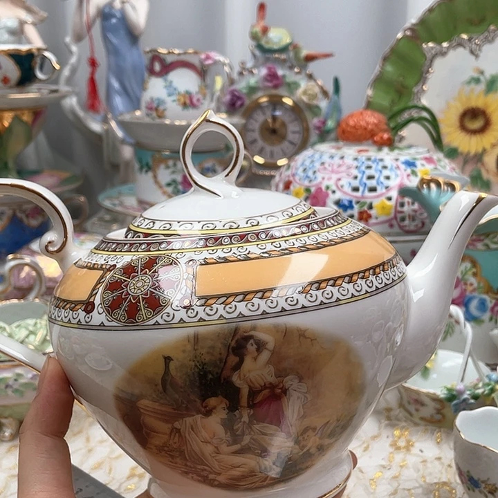 杯碟陶瓷摆件陶瓷微瑕