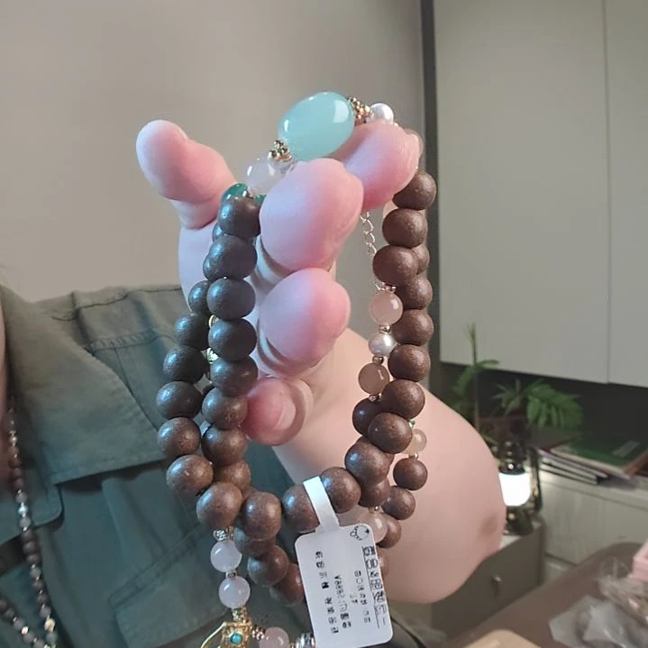 非金属佛公鹅梨 手工串珠