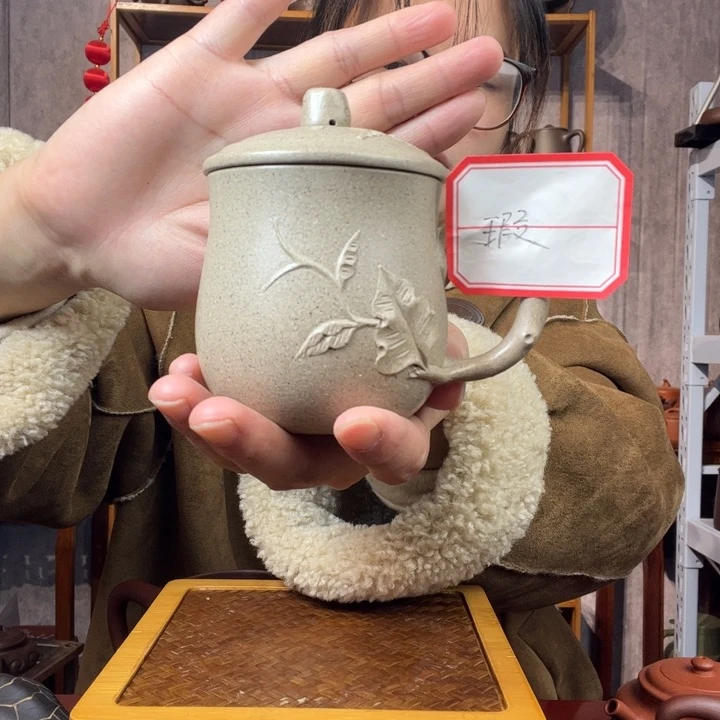 茶杯紫砂老*原矿紫砂杯
