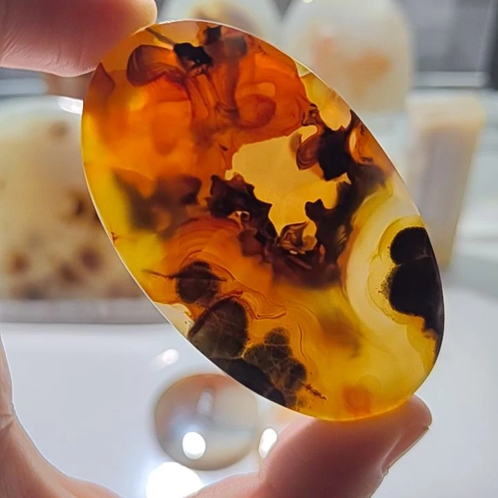 玛瑙/玉髓未镶嵌吊坠(不含链)3号