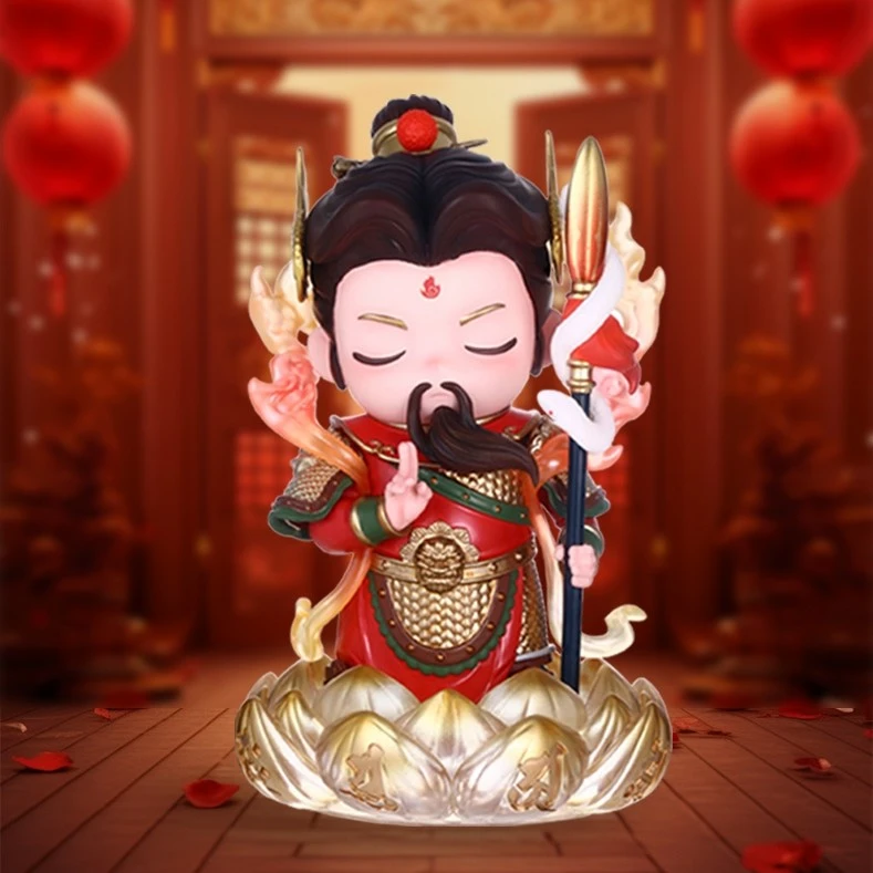麒麟汇国风潮玩手办吴遂太岁大将军2025乙巳本命蛇年吉祥个性摆件