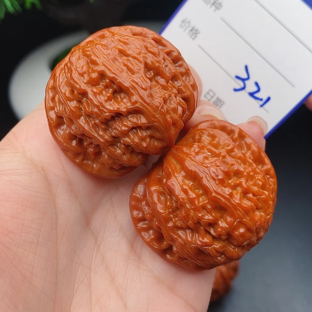 把件文玩核桃41球白321