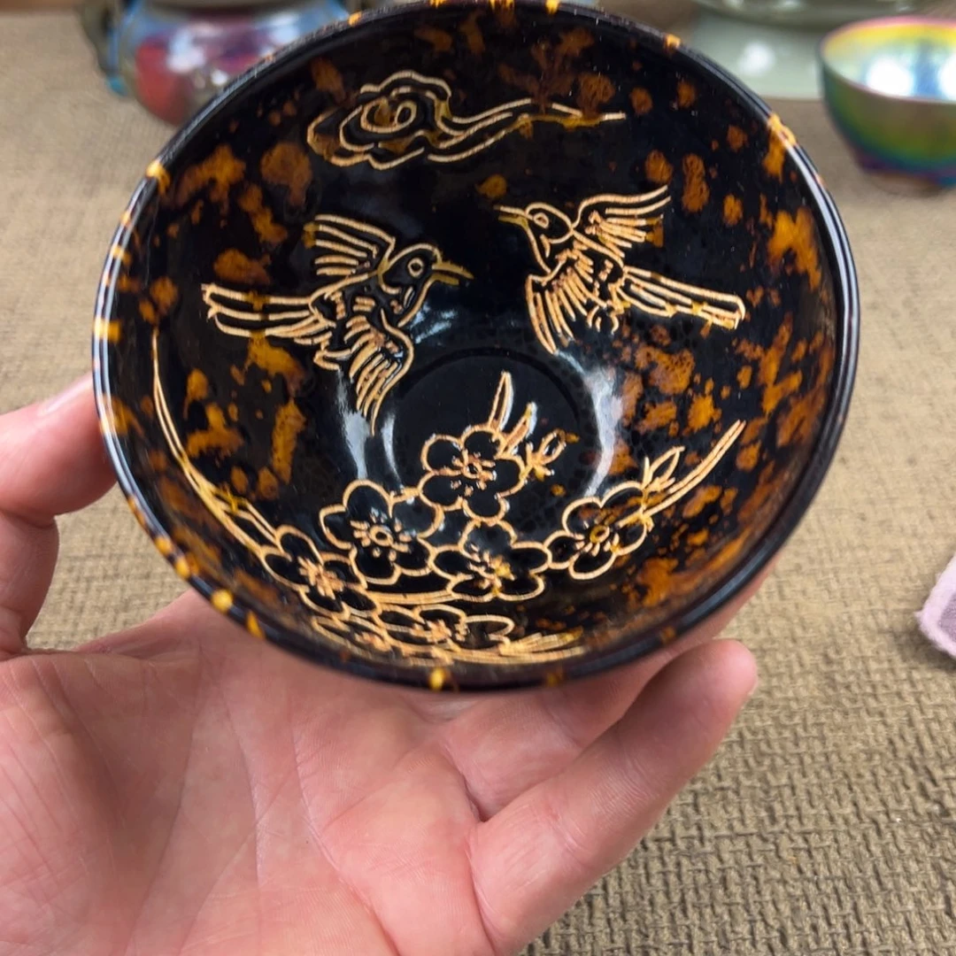 瓷片正能量陶瓷艺术品