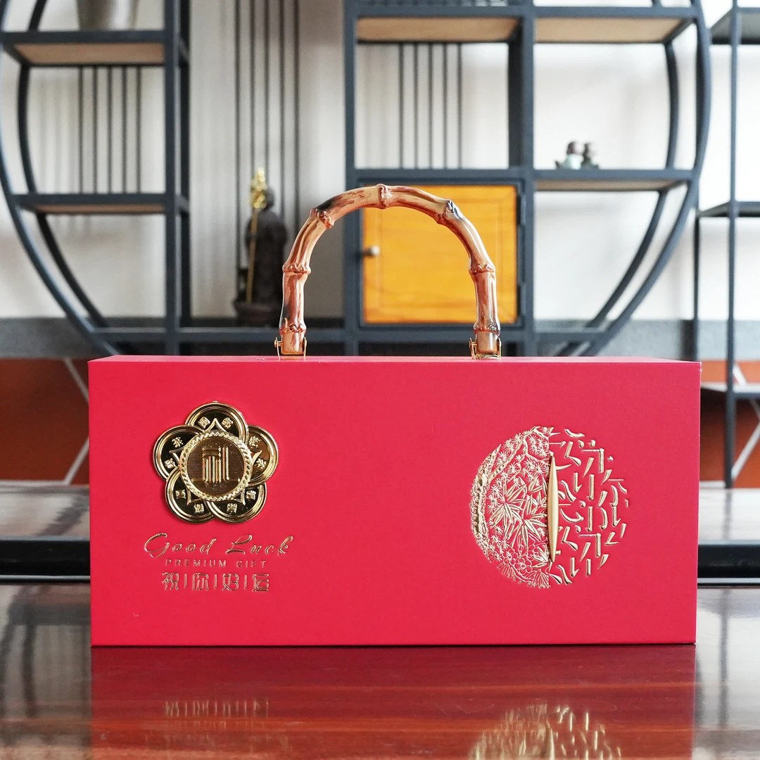 【年货好礼】武夷山大红袍岩茶锦绣红竹节高档手提礼盒装