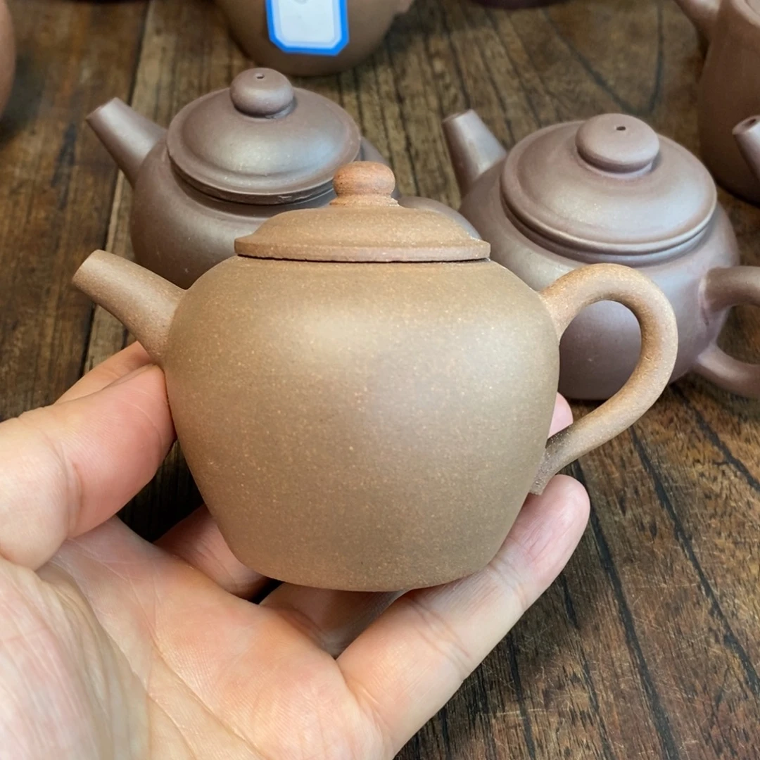 茶壶紫砂段泥全手工摹古