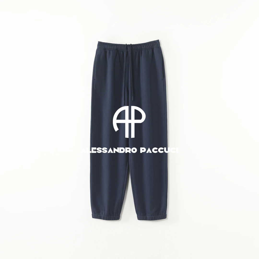 AP洛哥53172KV/-1【黑标系列】日本进口加绒松紧多色时尚卫裤休闲裤