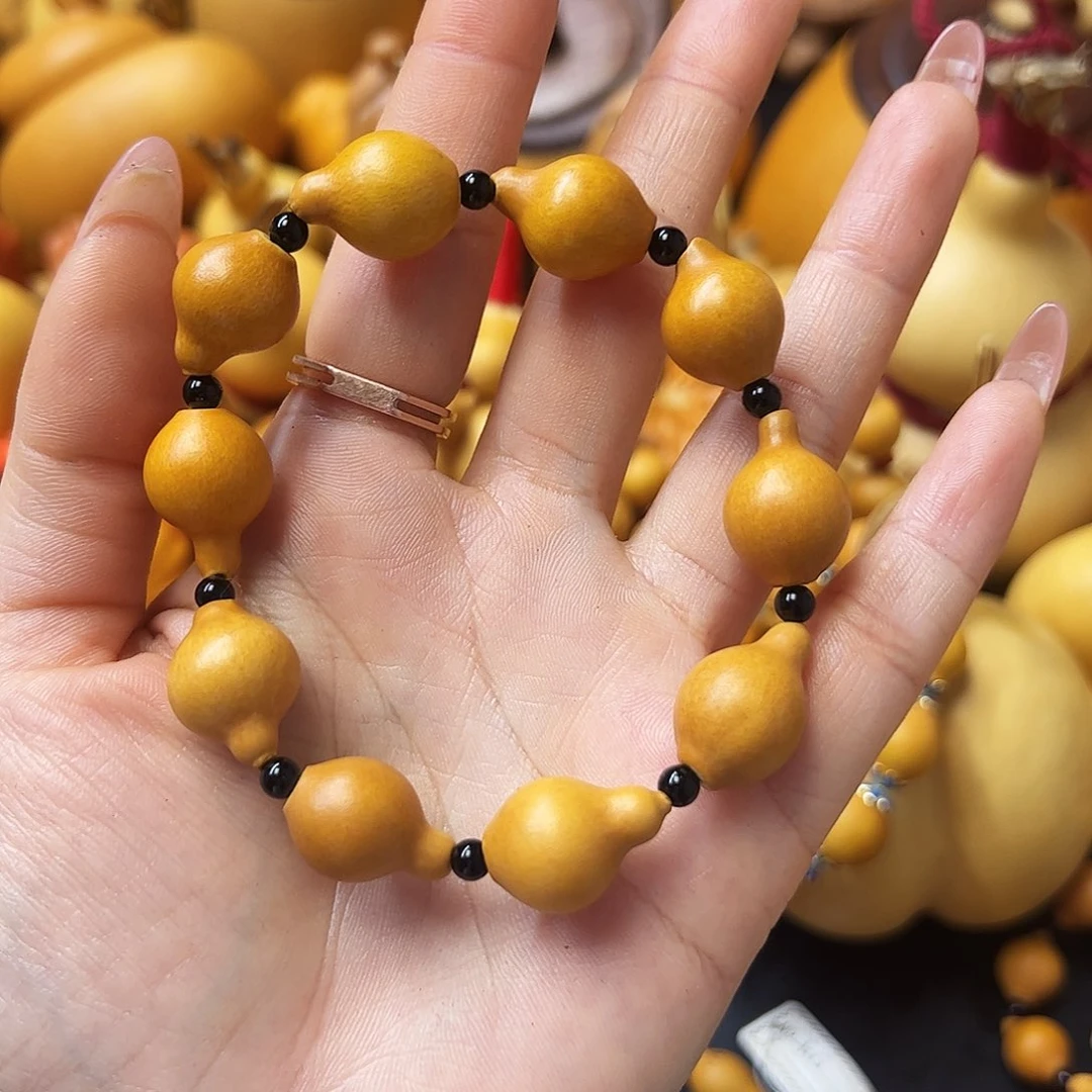 风**安水滴异型葫芦手串