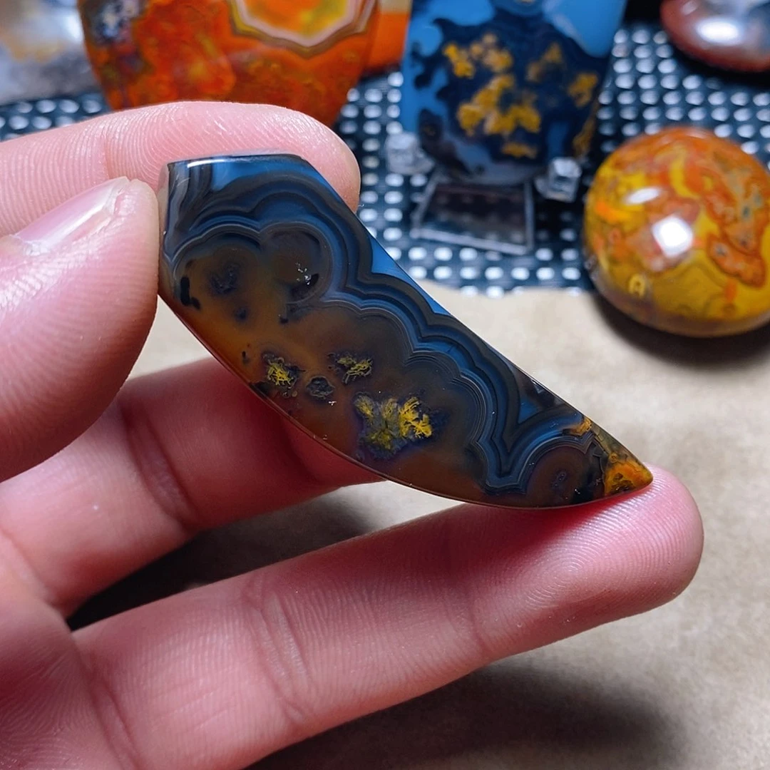 玛瑙/玉髓颈饰未镶嵌中***赞