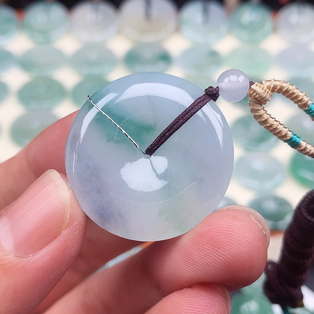 颈饰未镶嵌翡翠31.3-5.8mm