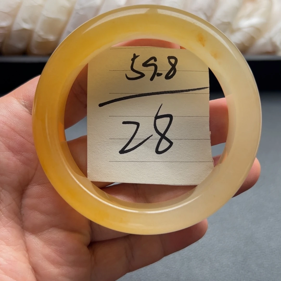石英质玉（黄龙玉）未镶嵌手镯28