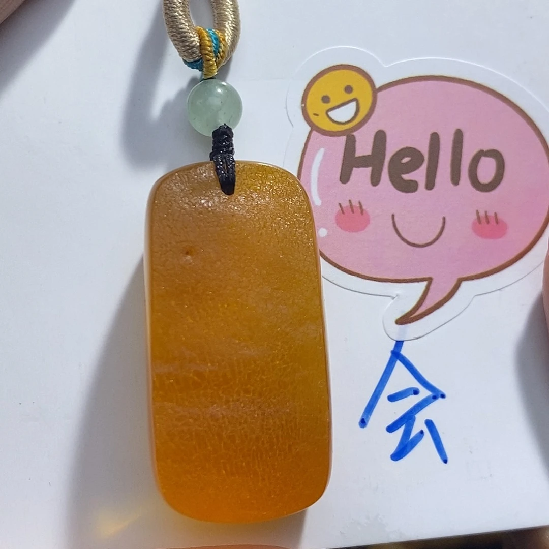 定制琥珀未镶嵌蜜蜡吊坠