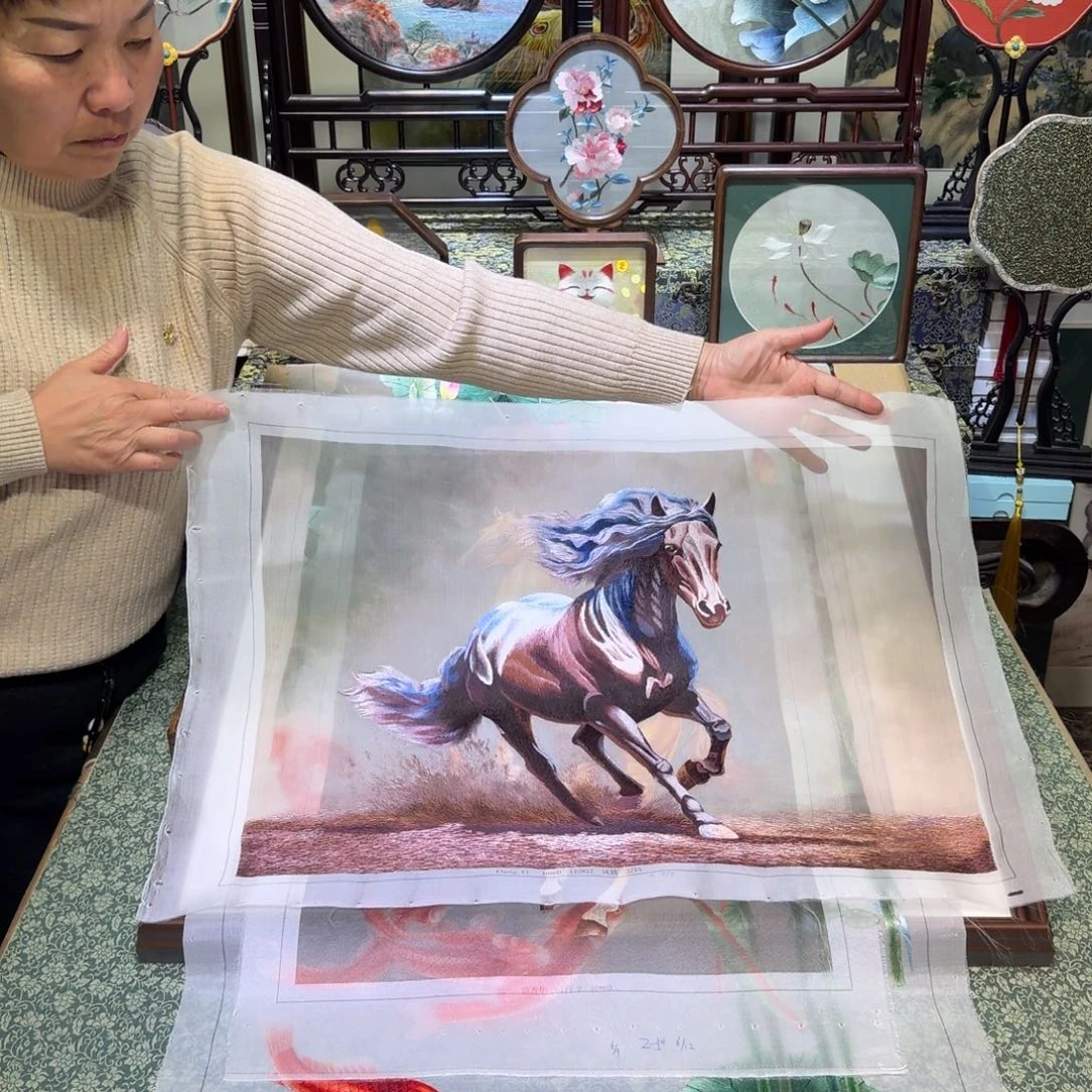 刺绣手工苏绣工艺制作技艺精湛