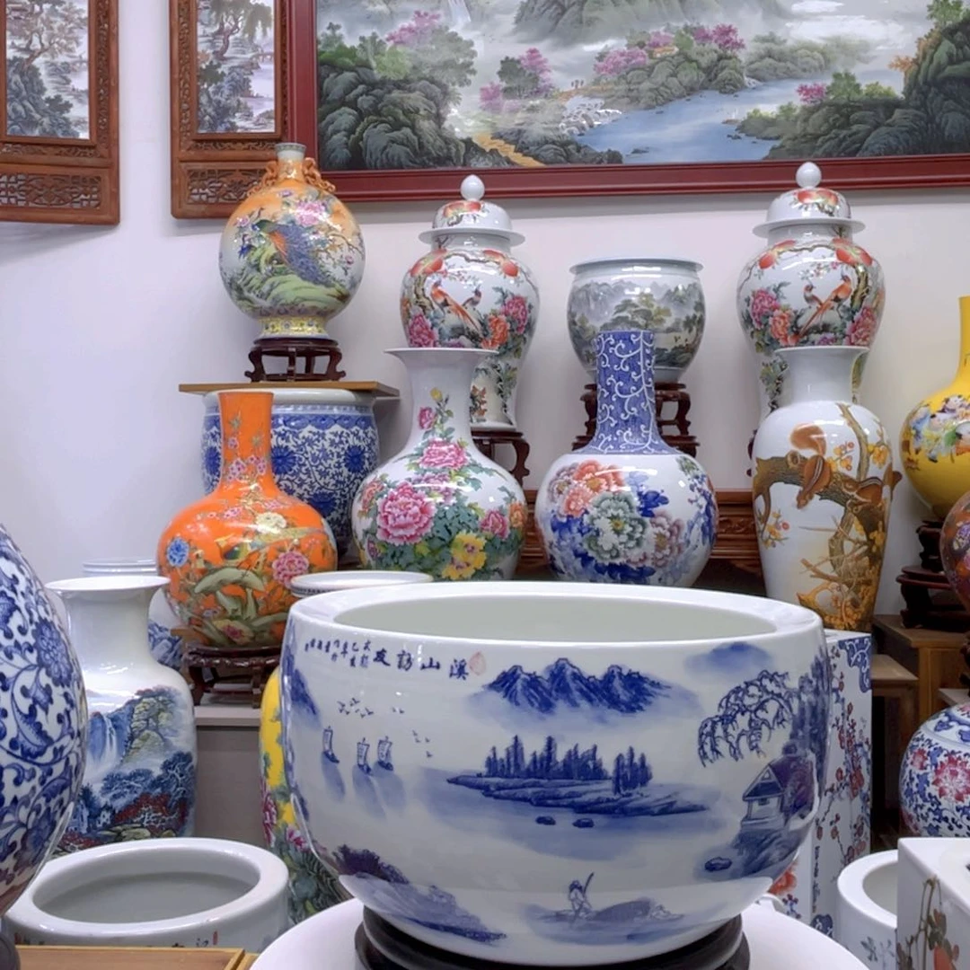 红***客紫砂花瓶确保手工手绘作品