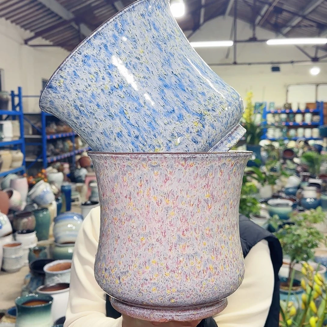 紫砂花盆^_^高20口22