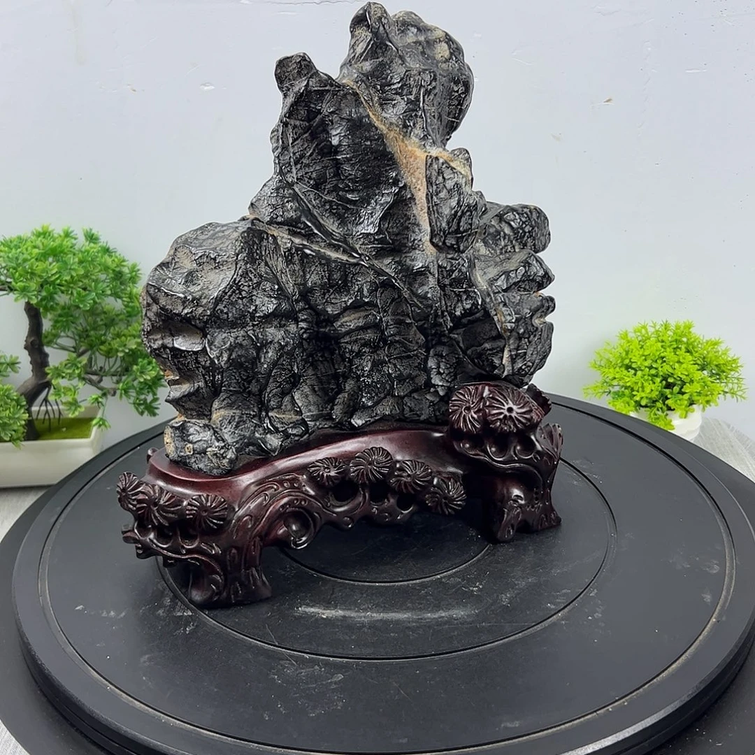 用***6石材灵璧石家居摆件