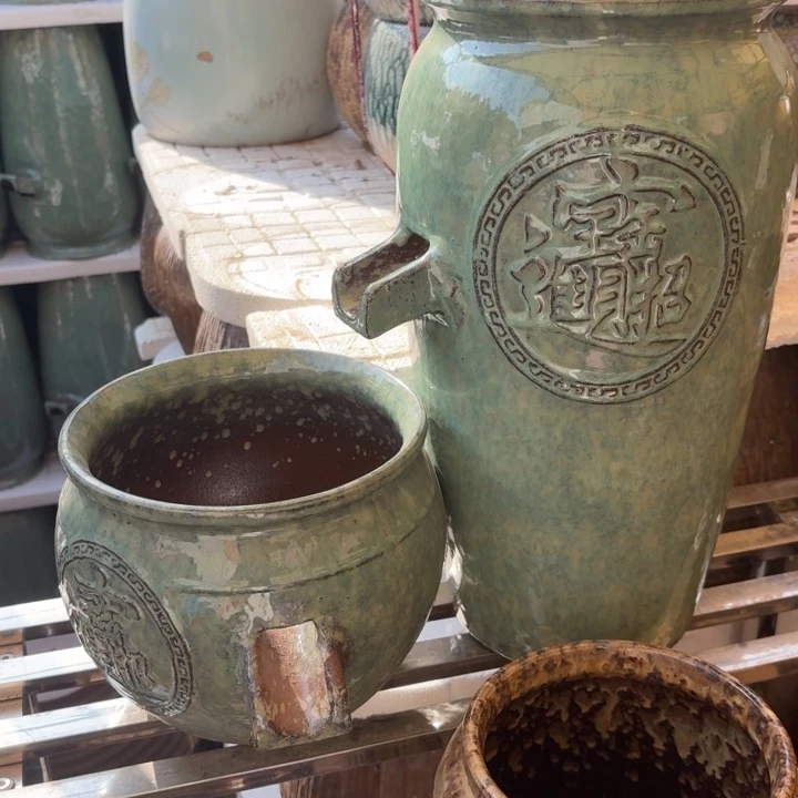 粗陶口径19/39，20/17进水口2.5厘米