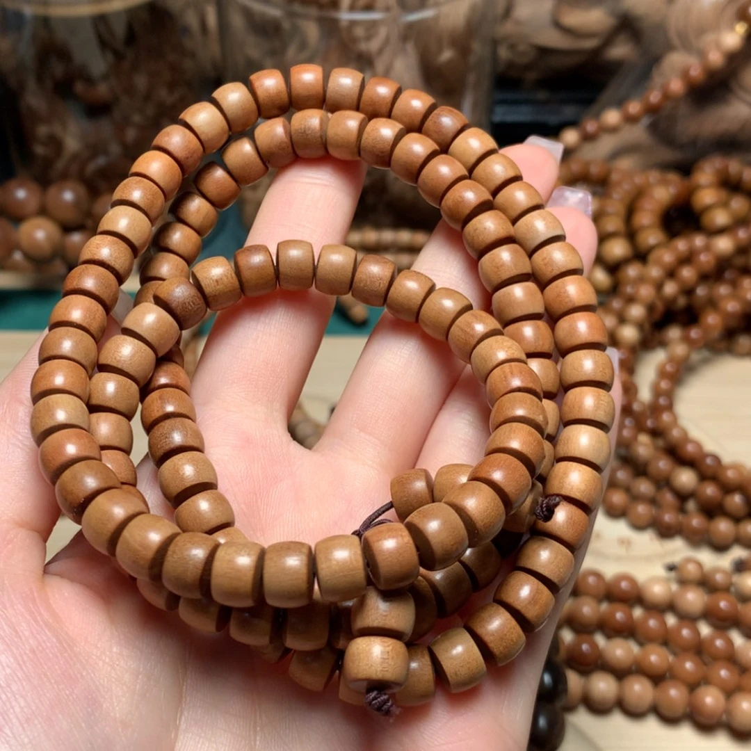 【闪购商品】檀香木手串/手链老山檀香6x8微瑕