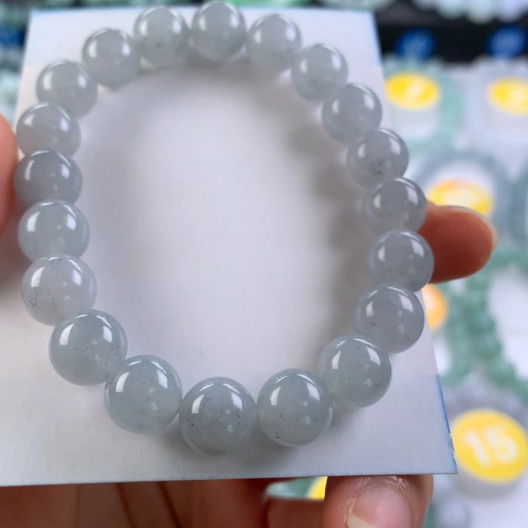 翡翠未镶嵌手链卡9.7