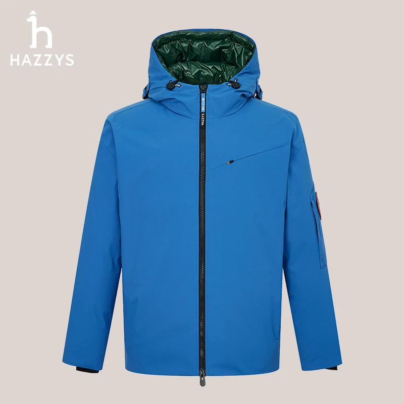 【HRC设计师联名 胶囊系列】Hazzys哈吉斯男士冬季休闲羽绒服外套