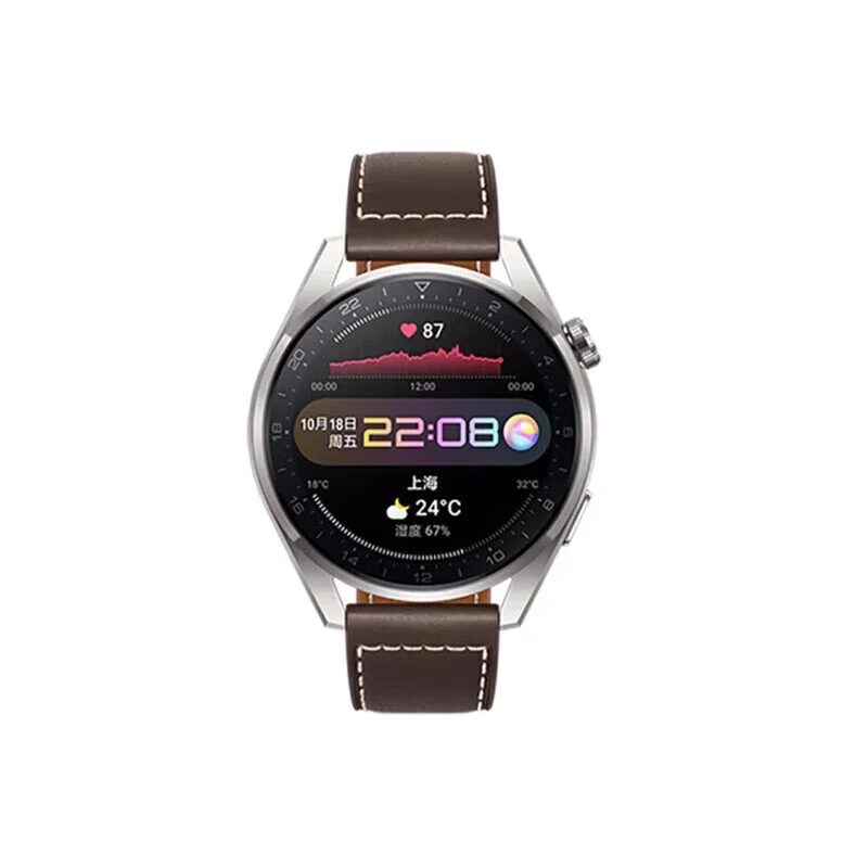 95新 Huawei/华为 Watch3Pro钛灰色智能手表eSIM心率血氧NO退NO换