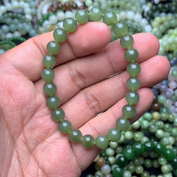 和田玉未镶嵌手串